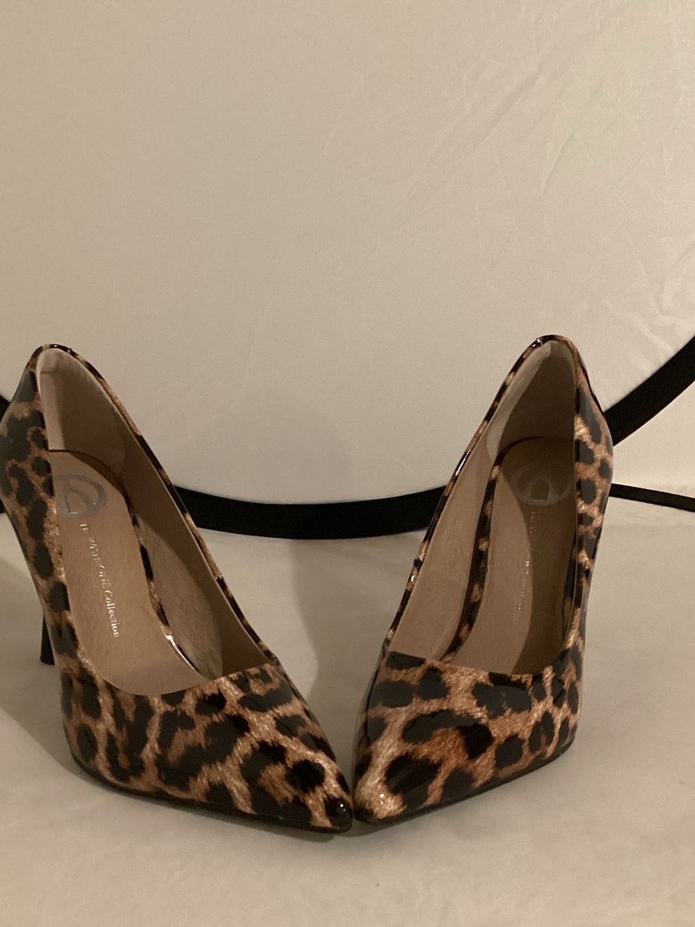 Leopard Print Pointed Toe Stiletto Heels - Women